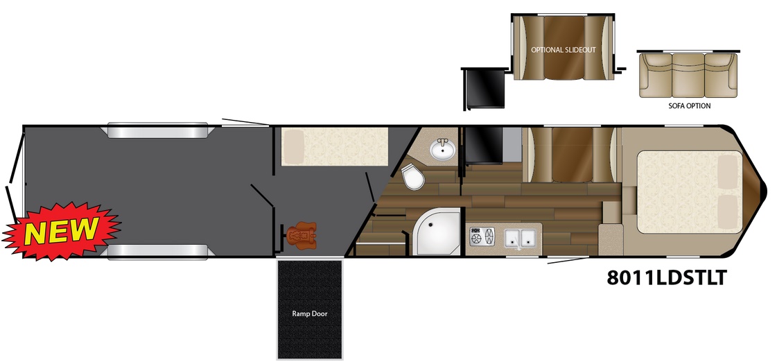 Specifications 8011LDSTLT in Mile High Trailers