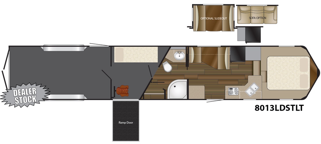 Specifications 8013LDSTLT in Mile High Trailers