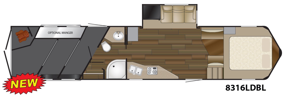 Specifications 8316LDBL in Mile High Trailers