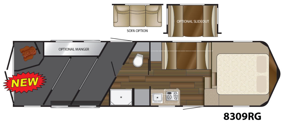 Specifications 8309RG in Mile High Trailers