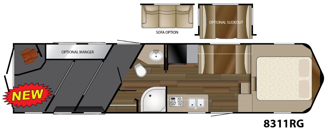 Specifications 8311RG in Mile High Trailers