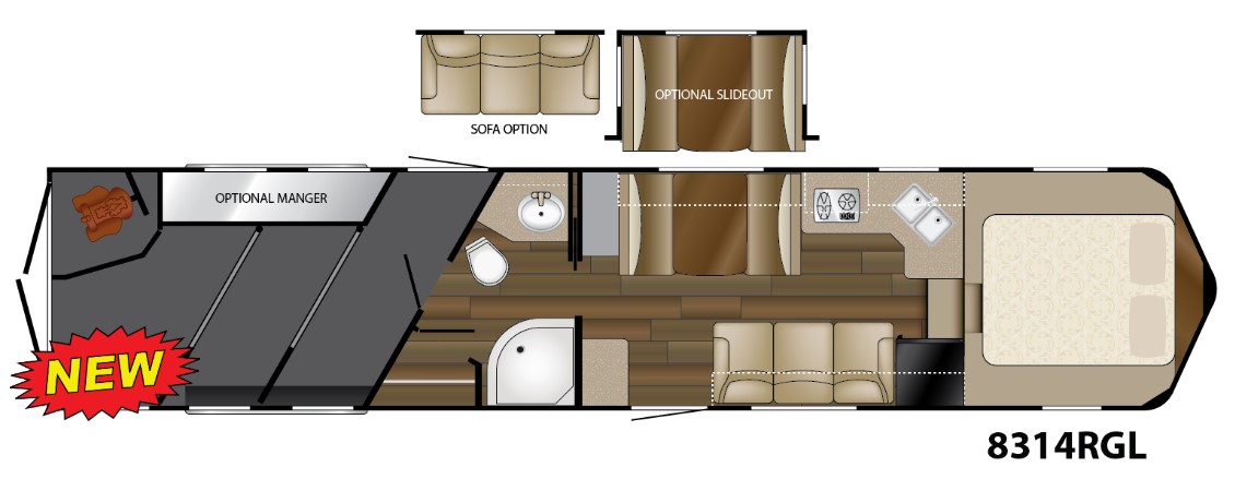 Specifications 8314RGL in Mile High Trailers