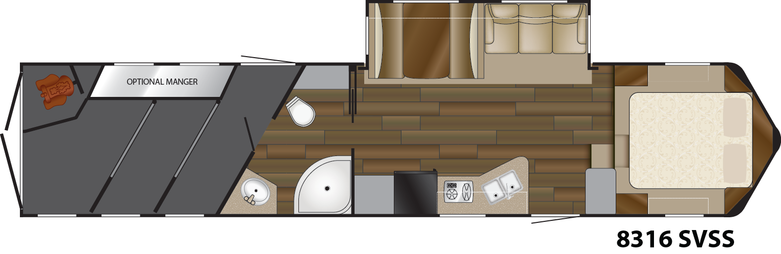 Specifications 8316 SVSS in Mile High Trailers