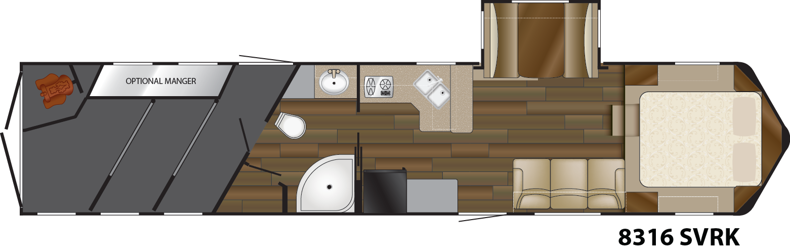 Specifications 8316 SVRK in Mile High Trailers