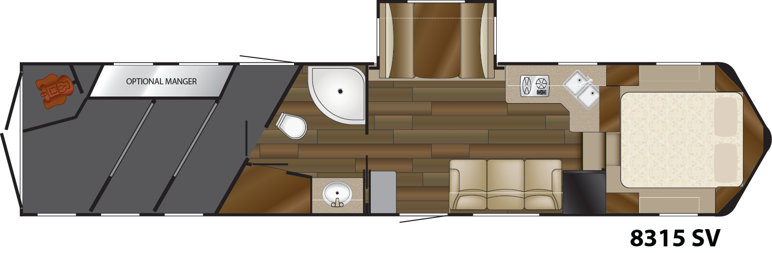 Specifications 8315 SV in Mile High Trailers