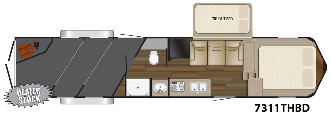 Specifications 7311THBD in Mile High Trailers