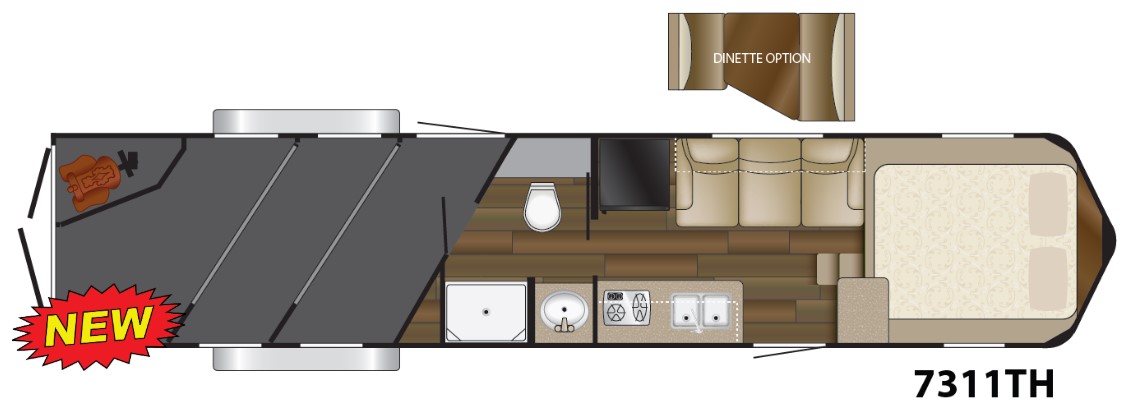 Specifications 7311TH in Mile High Trailers