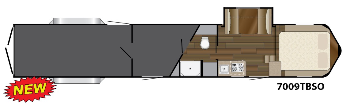 Specifications 7009TBSO in Mile High Trailers