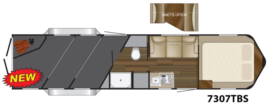 Specifications 7307TBS in Mile High Trailers