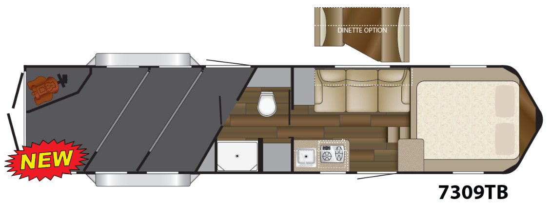 Specifications 7309TB in Mile High Trailers