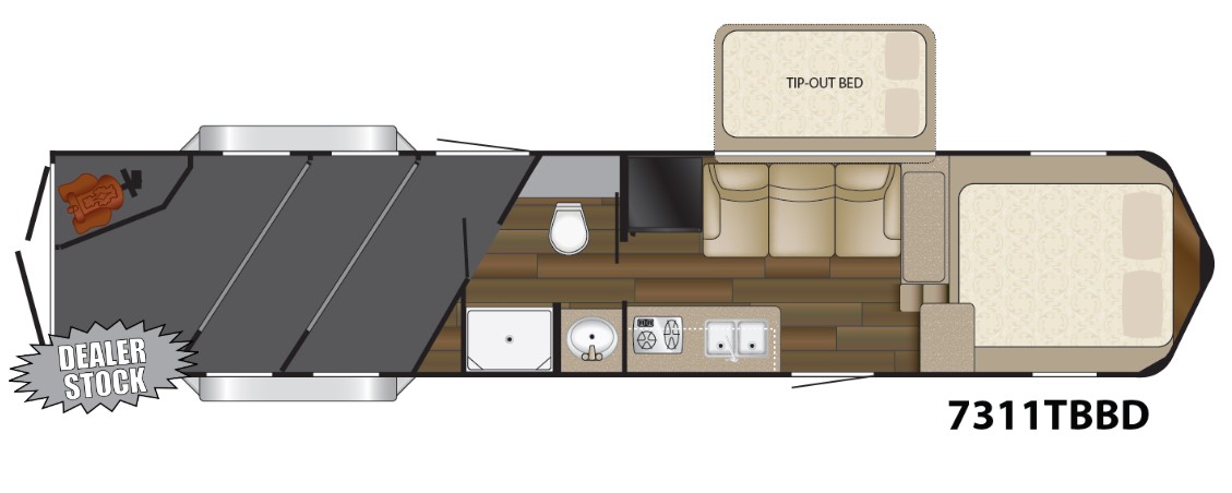 Specifications 7311TBBD in Mile High Trailers